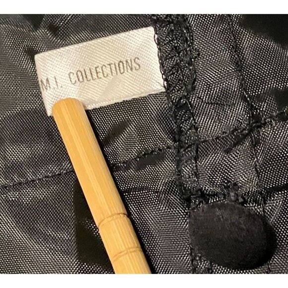 Vintage Anne Crimmins Silk Dress 16 Shift Tiers Dark Fairy Whimsygoth 100% Silk - Picture 9 of 10